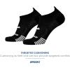 imageBrooks Ghost Lite No Show Socks I Performance Running Comfort Fit with Arch Support for Men ampamp Women 2Pack SetBlack