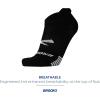 imageBrooks Ghost Lite No Show Socks I Performance Running Comfort Fit with Arch Support for Men ampamp Women 2Pack SetBlack