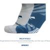 imageBrooks Ghost Lite No Show Socks I Performance Running Comfort Fit with Arch Support for Men ampamp Women 2Pack SetMoroccan Blue  Sky