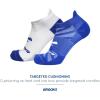imageBrooks Ghost Lite No Show Socks I Performance Running Comfort Fit with Arch Support for Men ampamp Women 2Pack SetNeo Blue  WhiteNeo Blue