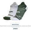 imageBrooks Ghost Lite No Show Socks I Performance Running Comfort Fit with Arch Support for Men ampamp Women 2Pack SetOliveWhite  WhiteOlive