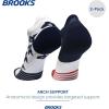 imageBrooks Ghost Lite No Show Socks I Performance Running Comfort Fit with Arch Support for Men ampamp Women 2Pack SetTexas23