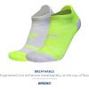 imageBrooks Ghost Lite No Show Socks I Performance Running Comfort Fit with Arch Support for Men ampamp Women 2Pack SetYellowWhite  WhiteYellow