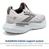 imageBrooks Womens Glycerin Stealthfit GTS 21 Supportive Running ShoeWhiteGreyBlack