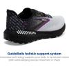 imageBrooks Womens Launch GTS 10 Supportive Running ShoeBlackWhiteViolet