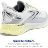 imageBrooks Womens Levitate 6 Running ShoeWhiteOysterYellow