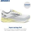 imageBrooks Womens Levitate 6 Running ShoeWhiteOysterYellow