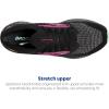 imageBrooks Womens Levitate Stealthfit 6 Running ShoeBlackPink