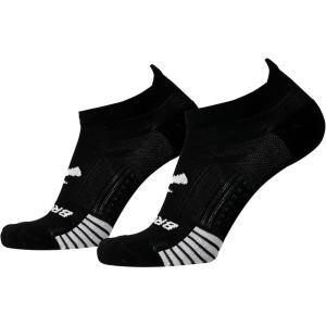 imageBrooks Ghost Lite No Show Socks I Performance Running Comfort Fit with Arch Support for Men ampamp Women 2Pack SetBlack