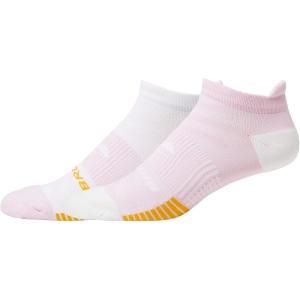 imageBrooks Ghost Lite No Show Socks I Performance Running Comfort Fit with Arch Support for Men ampamp Women 2Pack SetQuartzWhite  WhiteQuartz