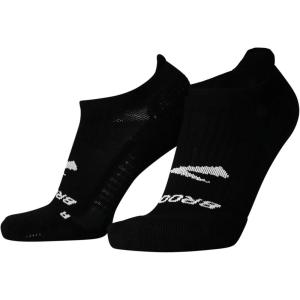 imageBrooks Ghost No Show Socks I Performance Running Low Profile Socks with Arch Support for Men ampamp WomenBlack