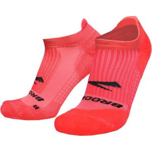 imageBrooks Ghost No Show Socks I Performance Running Low Profile Socks with Arch Support for Men ampamp WomenNeo Cayenne