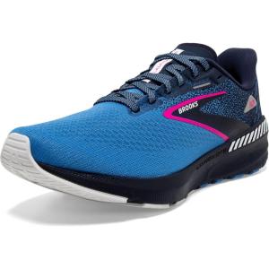 imageBrooks Womens Launch GTS 10 Supportive Running ShoePeacoatMarina BluePink Glo