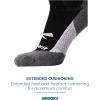 imageBrooks Ghost Crew Socks I Performance Running Cushioned Socks with Arch Support for Men ampamp WomenBlackBr Crew
