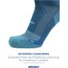 imageBrooks Ghost Crew Socks I Performance Running Cushioned Socks with Arch Support for Men ampamp WomenMoroccan BlueBr Crew