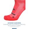 imageBrooks Ghost Crew Socks I Performance Running Cushioned Socks with Arch Support for Men ampamp WomenNeo CayenneBr Crew