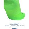 imageBrooks Ghost Crew Socks I Performance Running Cushioned Socks with Arch Support for Men ampamp WomenNeo LimeadeBr Crew