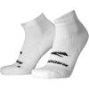 imageBrooks Ghost Quarter Socks I Performance Running Cushioned Socks with Arch Support for Men ampamp WomenWhite