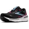 imageBrooks Womens Adrenaline GTS 23 GTX Waterproof Supportive Running ShoeBlackKnockout PinkAqua