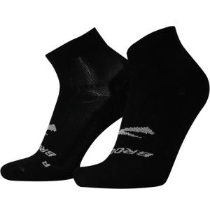 imageBrooks Ghost Quarter Socks I Performance Running Cushioned Socks with Arch Support for Men ampamp WomenBlack