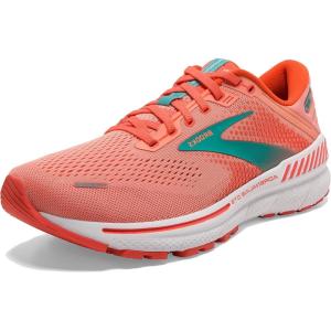 imageBrooks Womens Adrenaline GTS 22 Supportive Running ShoeCoralLatigo BayWhite