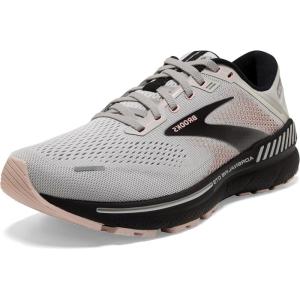 imageBrooks Womens Adrenaline GTS 22 Supportive Running ShoeGreyRoseBlack