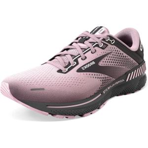imageBrooks Womens Adrenaline GTS 22 Supportive Running ShoePinkBlackened Pearl