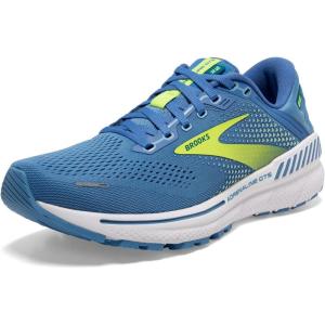 imageBrooks Womens Adrenaline GTS 22 Supportive Running ShoeSilver Lake BlueGreenWhite