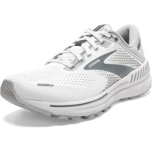 imageBrooks Womens Adrenaline GTS 22 Supportive Running ShoeWhiteOysterPrimer Grey