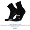 imageBrooks Ghost Lite Crew Socks I Performance Running Comfort Fit with Arch Support for Men ampamp Women 2Pack SetBlack