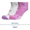 imageBrooks Ghost Lite Crew Socks I Performance Running Comfort Fit with Arch Support for Men ampamp Women 2Pack SetDk Orchid  WhiteOrchid