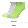 imageBrooks Ghost Lite Crew Socks I Performance Running Comfort Fit with Arch Support for Men ampamp Women 2Pack SetYellowWhite  WhiteYellow