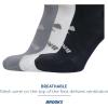 imageBrooks RunIn No Show Socks I Men ampamp Women Performance Athletic Running Socks I Comfort Fit 6Pack SetAsphaltWhiteBlack