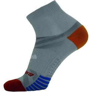 imageBrooks Ghost Lite Quarter Socks I Performance Running Comfort Fit with Arch Support for Men ampamp Women 2Pack SetLight GreyRedRedLight Grey