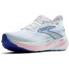 imageBrooks Womens Glycerin 22 Neutral Running ShoeWhiteLimpet ShellAmparo Blue