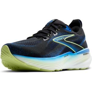 imageBrooks Mens Glycerin GTS 22 Supportive Running ShoeBlackCobaltNeo Yellow