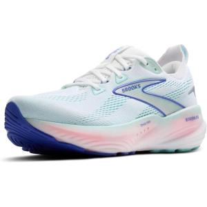 imageBrooks Womens Glycerin GTS 22 Supportive Running ShoeWhiteLimpet ShellAmparo Blue
