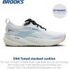 imageBrooks Mens Glycerin 22 Neutral Running ShoeBright WhiteWinter SkyBlack