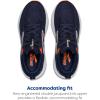 imageBrooks Mens Glycerin 22 Neutral Running ShoePeacoatBlue RibbonOrange