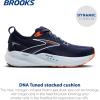 imageBrooks Mens Glycerin 22 Neutral Running ShoePeacoatBlue RibbonOrange