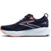imageBrooks Mens Glycerin 22 Neutral Running ShoePeacoatBlue RibbonOrange