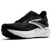 imageBrooks Mens Glycerin 22 Neutral Running ShoeBlackGreyWhite