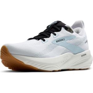 imageBrooks Mens Glycerin 22 Neutral Running ShoeBright WhiteWinter SkyBlack