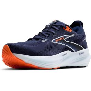 imageBrooks Mens Glycerin 22 Neutral Running ShoePeacoatBlue RibbonOrange