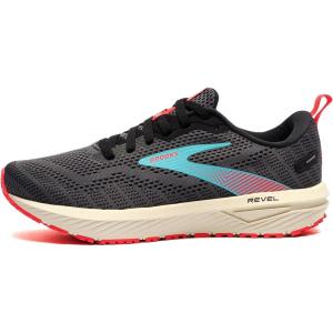 imageBrooks Womens Revel 6 Neutral Running ShoeBlack Ebony Bluefish
