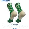 imageBrooks Ghost Lite Crew Socks I Performance Running Comfort Fit with Arch Support for Men ampamp WomenGreenRun Lucky 24