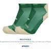 imageBrooks Ghost Lite Crew Socks I Performance Running Comfort Fit with Arch Support for Men ampamp WomenGreenRun Lucky 24
