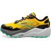 imageBrooks Mens Caldera 7 Trail Running ShoeLemon ChromeBlackSpringbud