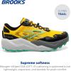 imageBrooks Mens Caldera 7 Trail Running ShoeLemon ChromeBlackSpringbud