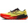imageBrooks Mens Catamount 3 Trail Running ShoeAcid LimeCherry TomatoBlack